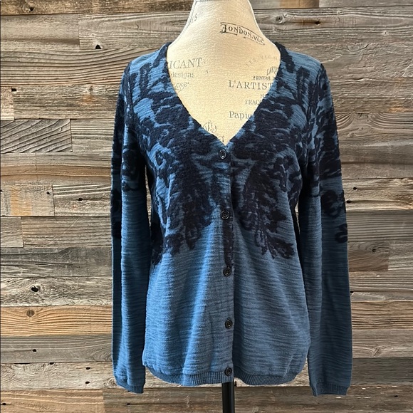 Anthropologie Sweaters - Anthropologie Moth Blue Cardigan Size medium